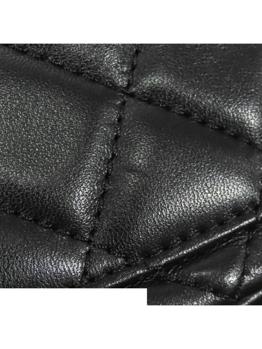 Chanel Chain Black Gold Lambskin Quilted Mini Single Flap Coco Ball Shoulder Bag